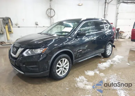 2019 Nissan Rogue Sv из США, поврежденный, VIN KNMAT2MV1KP516097